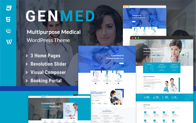 многофункциональная медицинская тема wordpress