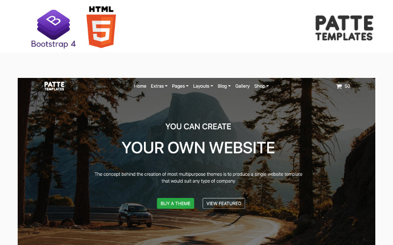 Patte Website Template