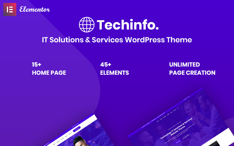 it-решения и услуги отзывчивая тема wordpress
