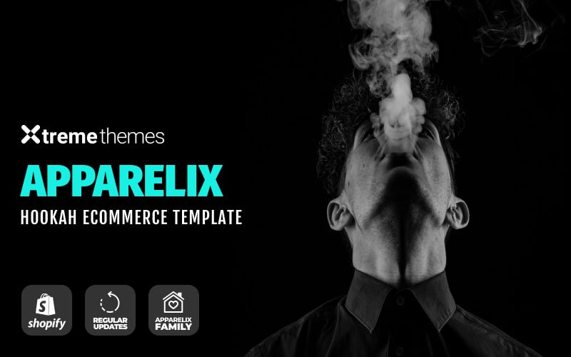 apparelix кальян онлайн шаблон электронной коммерции shopify тема