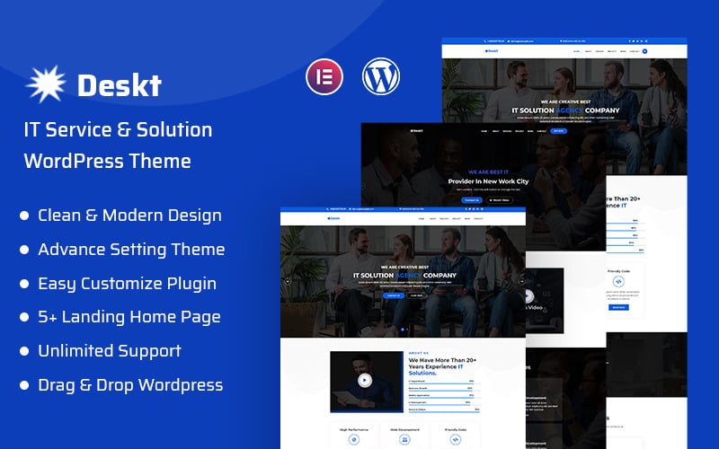it сервис и it решения отзывчивая тема wordpress