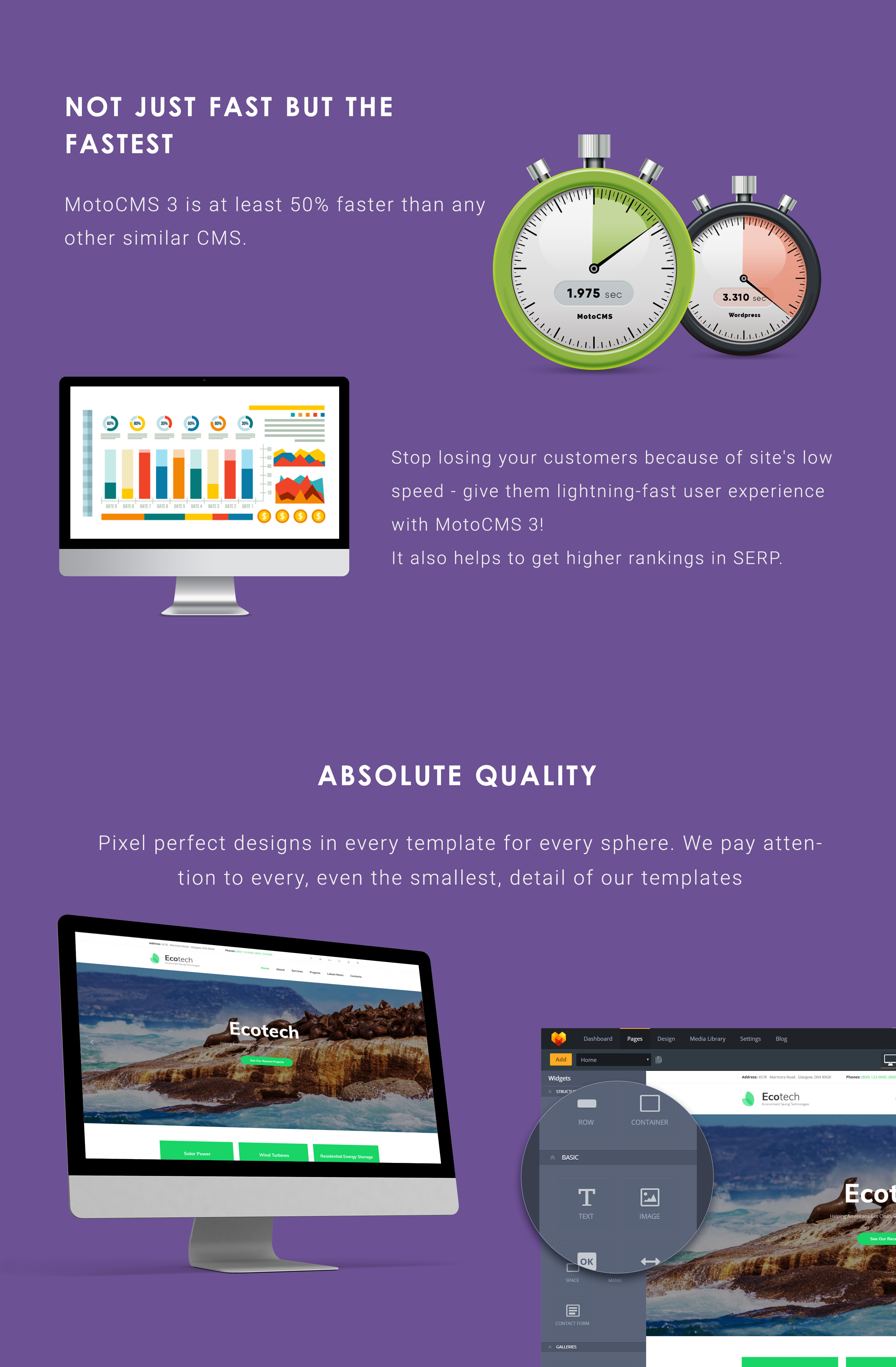 шаблон environment moto cms 3