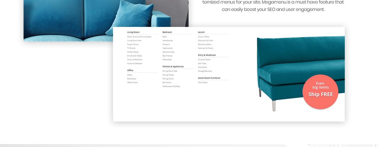 легкая электронная торговля мебельный магазин magento тема