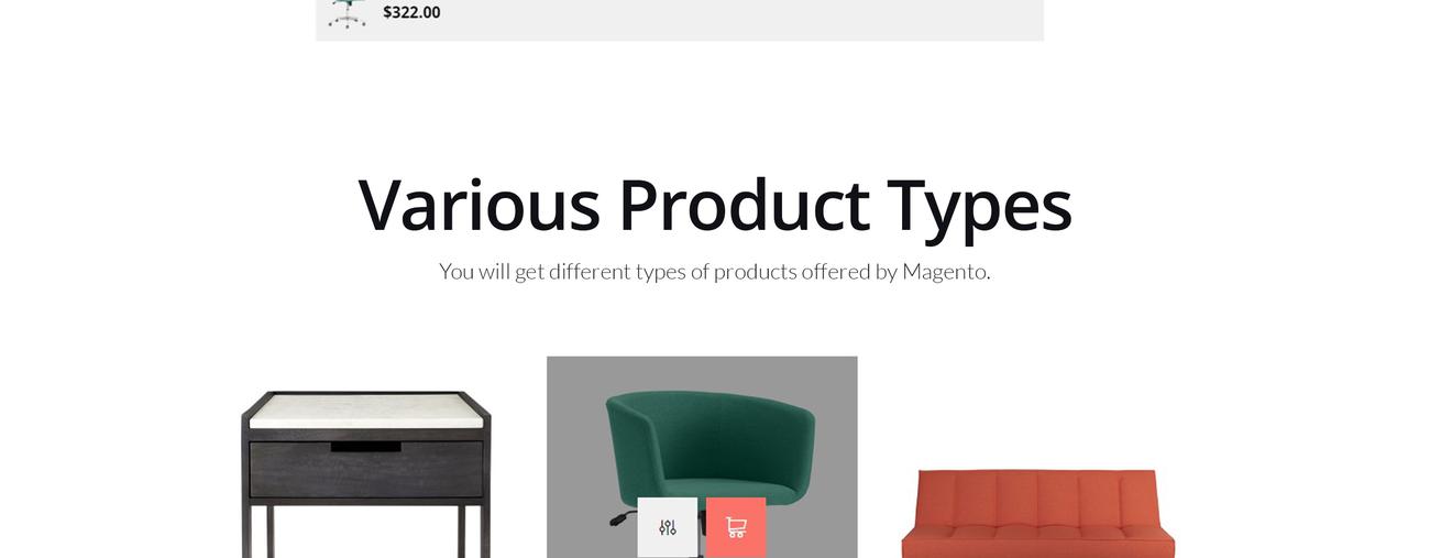 легкая электронная торговля мебельный магазин magento тема