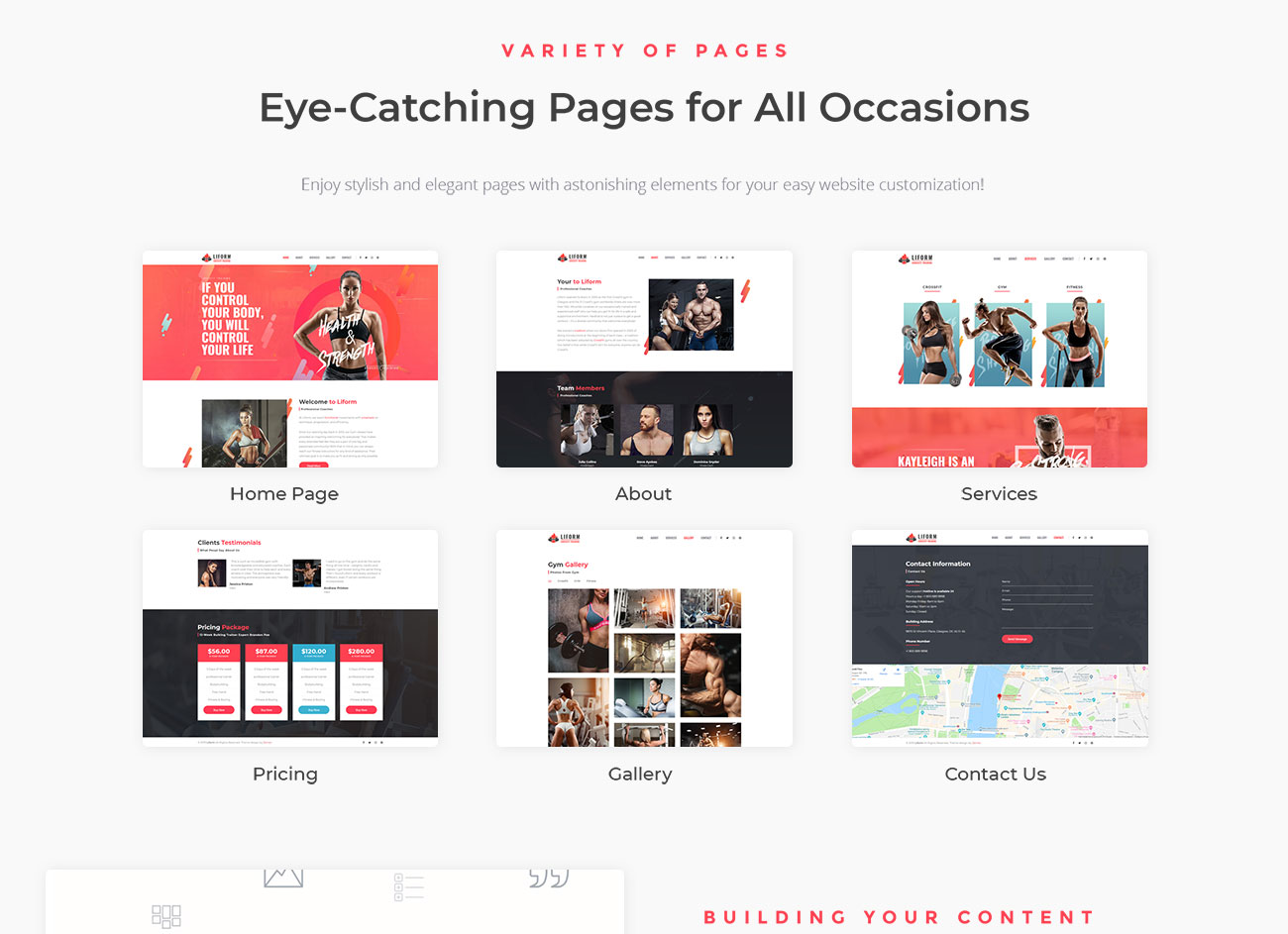 crossfit sport wordpress elementor theme