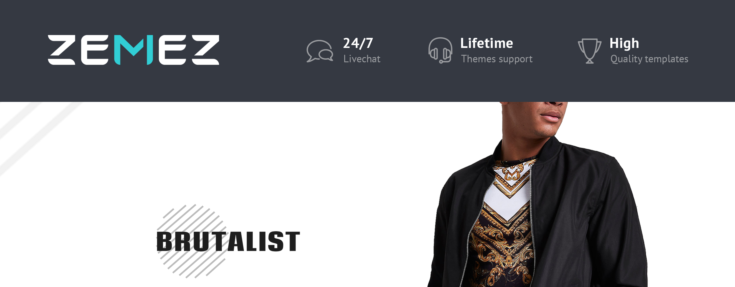 модный магазин bootstrap ecommerce modern prestashop theme