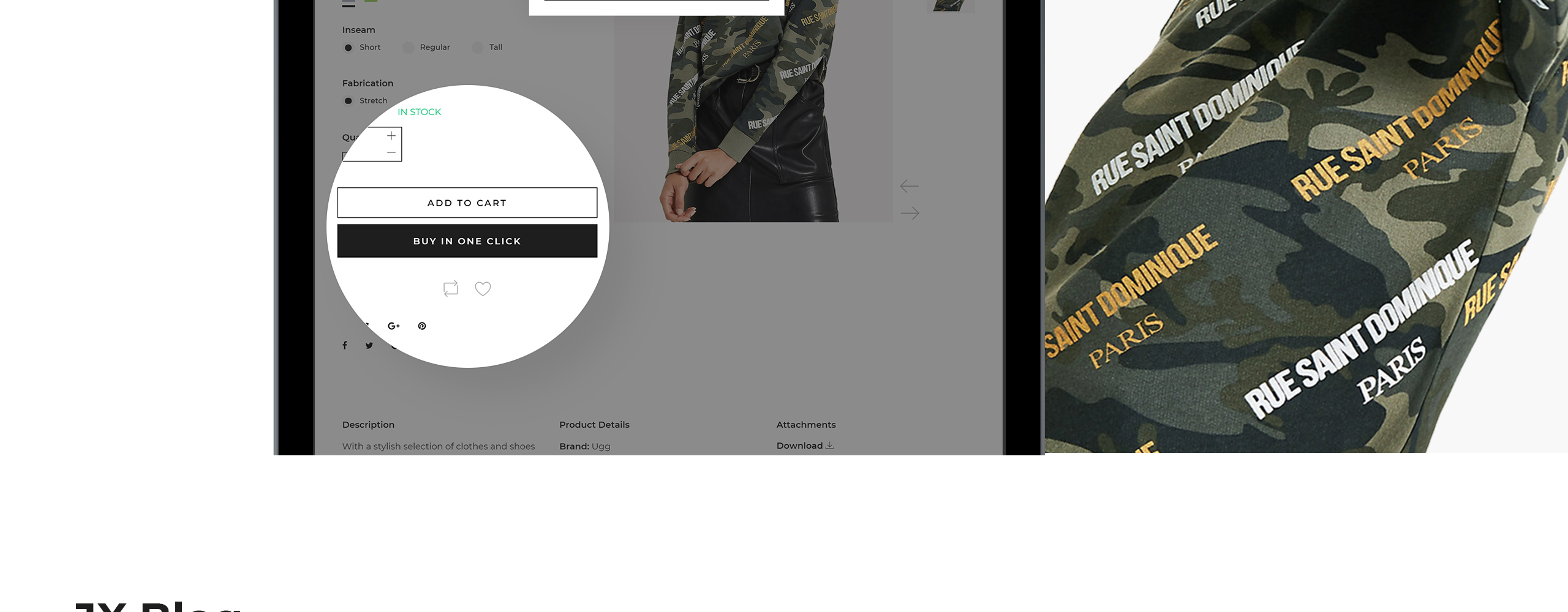 модный магазин bootstrap ecommerce modern prestashop theme
