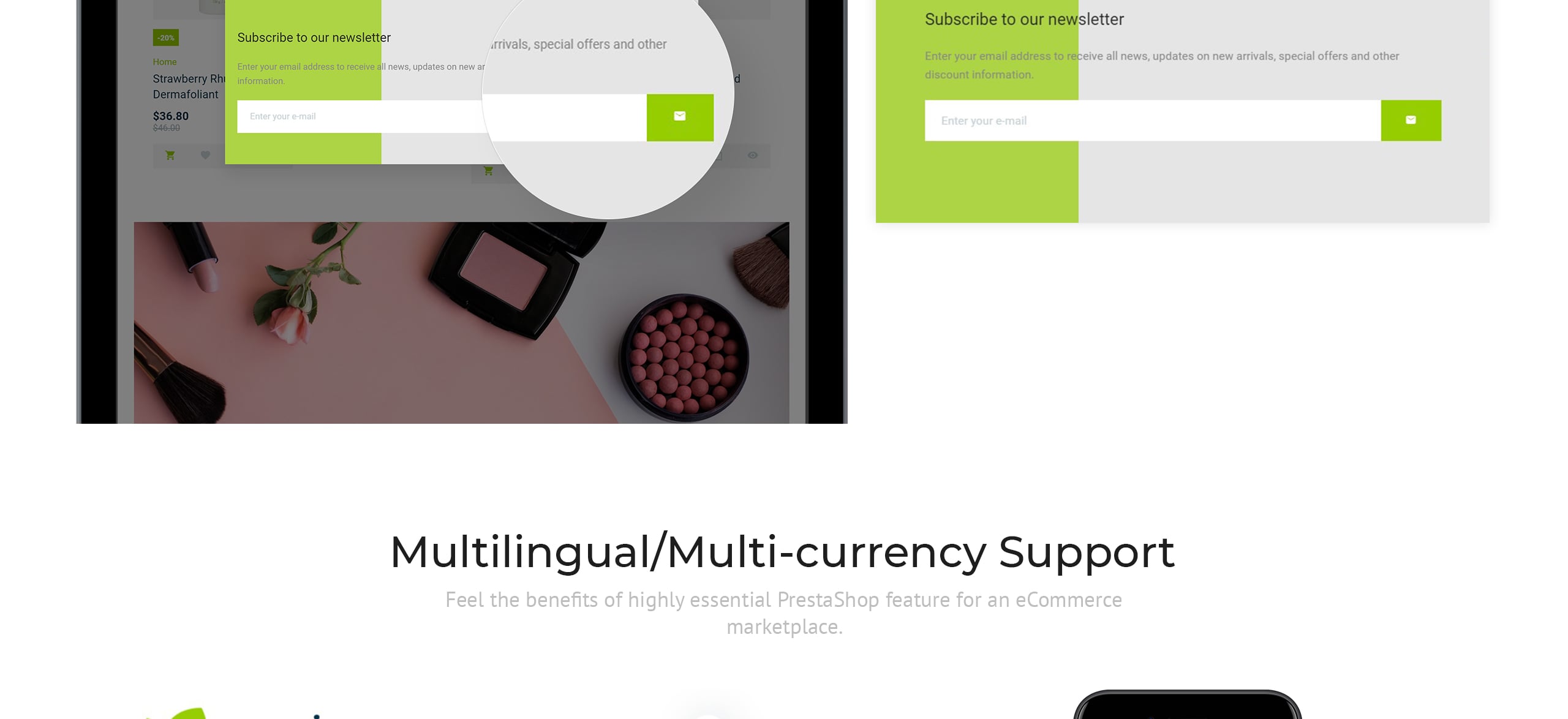 магазин косметических процедур prestashop theme