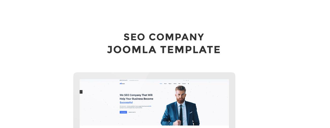 используйте чистый шаблон joomla