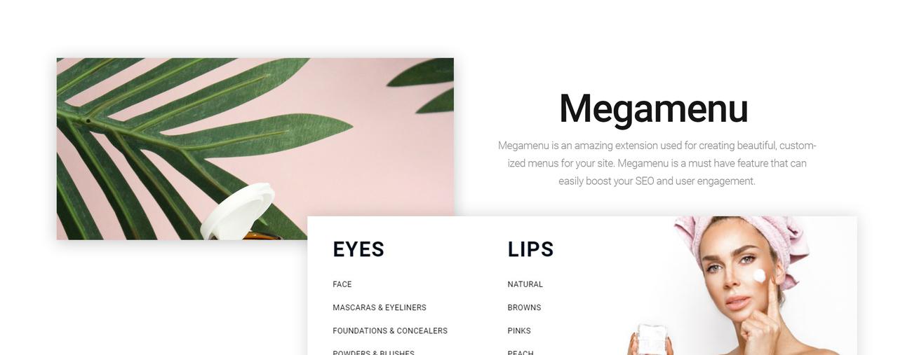чистая электронная коммерция магазин косметики magento тема