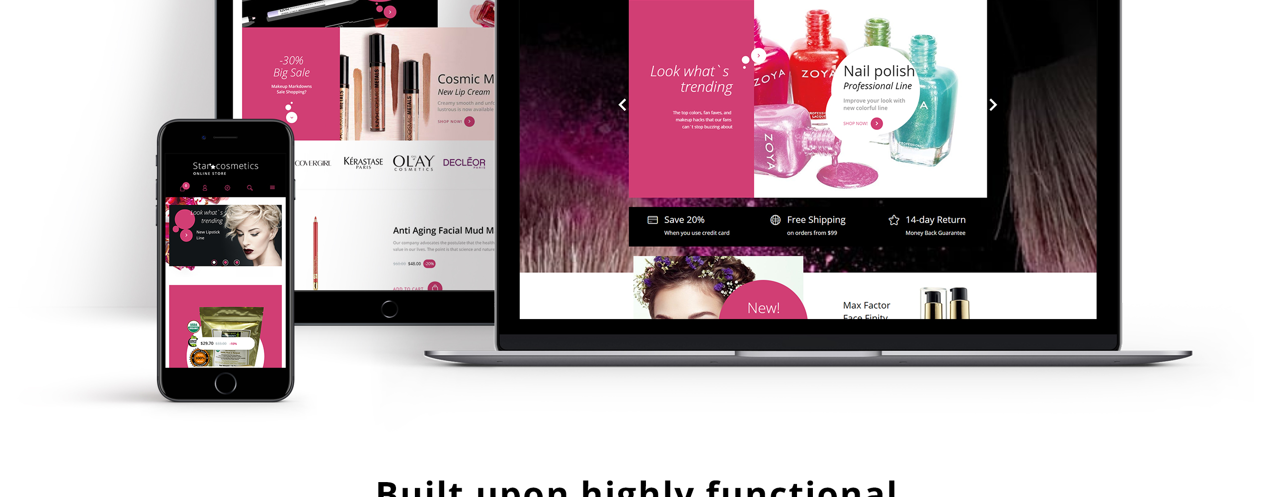 магазин красоты электронная коммерция bootstrap clean prestashop theme