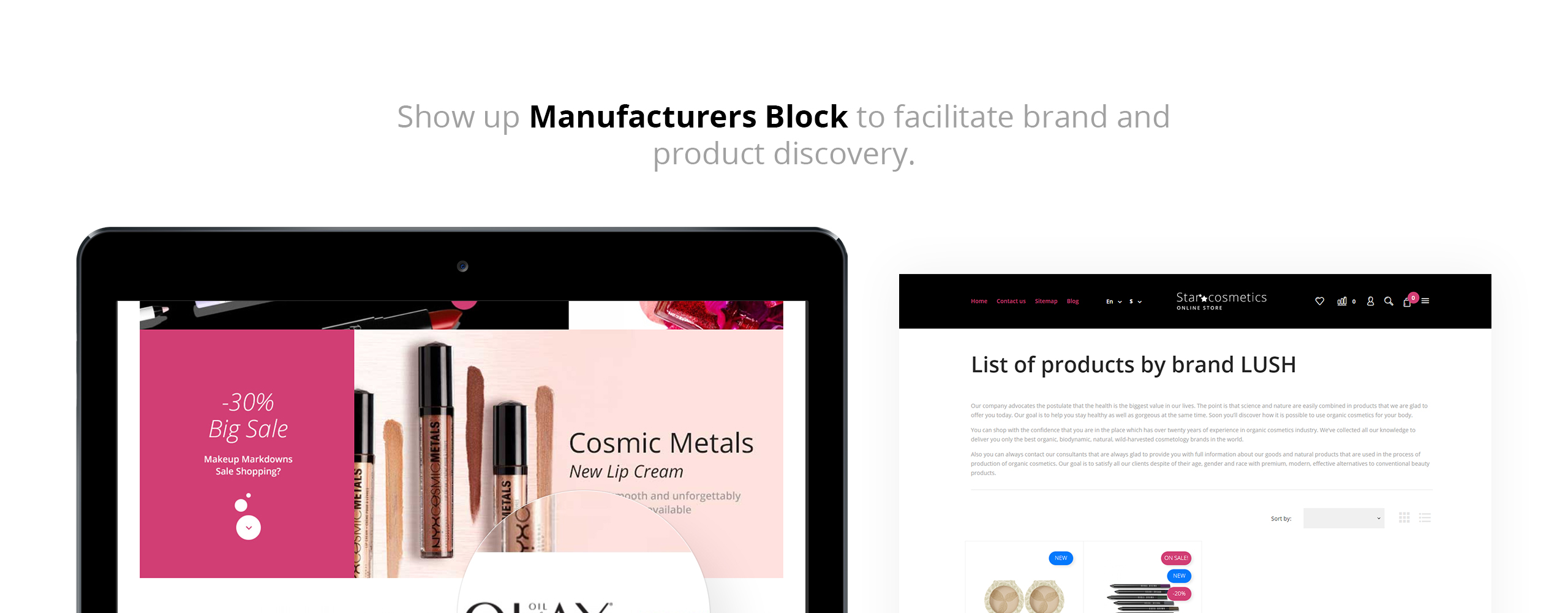 магазин красоты электронная коммерция bootstrap clean prestashop theme