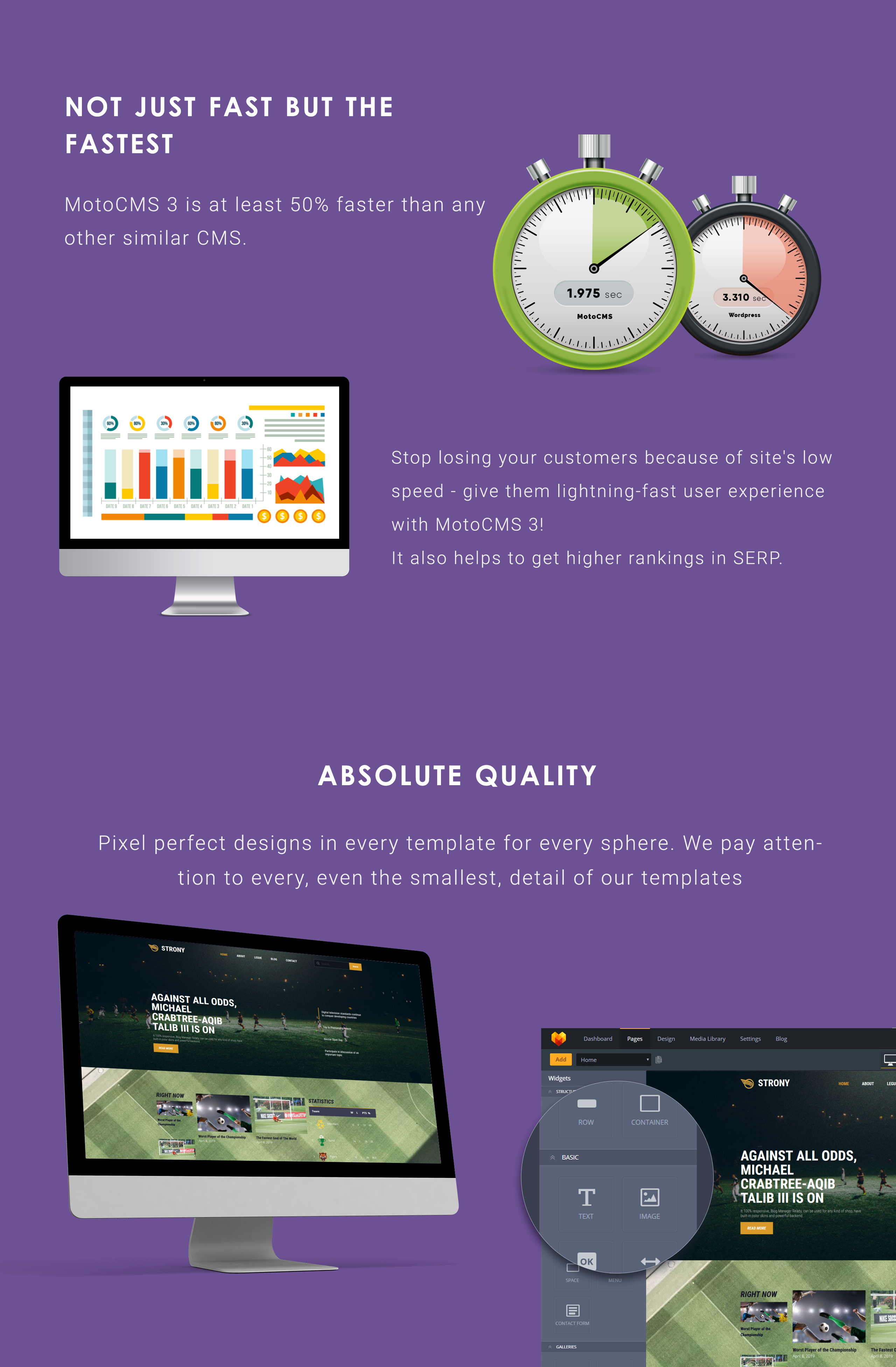 Sport Classic Moto CMS 3 Template