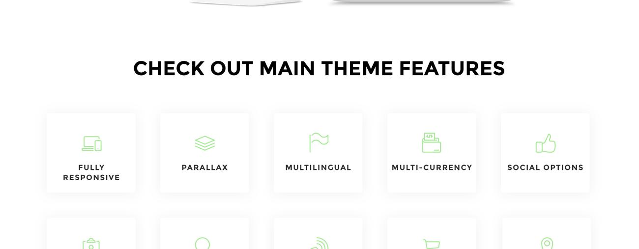 магазин чая многостраничная яркая тема shopify