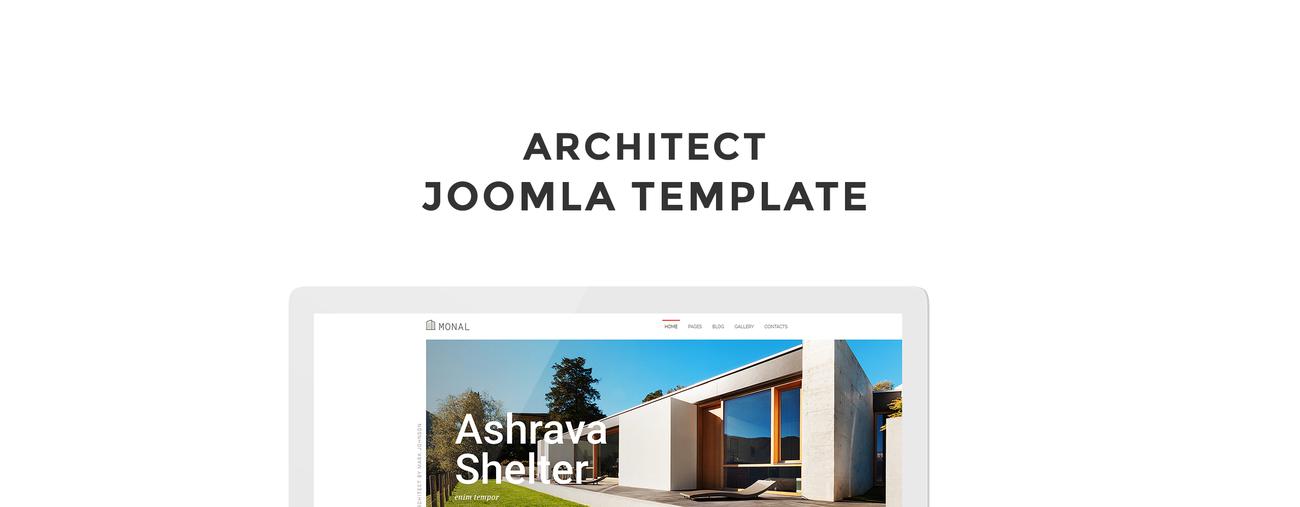 архитектор многостраничный чистый шаблон joomla