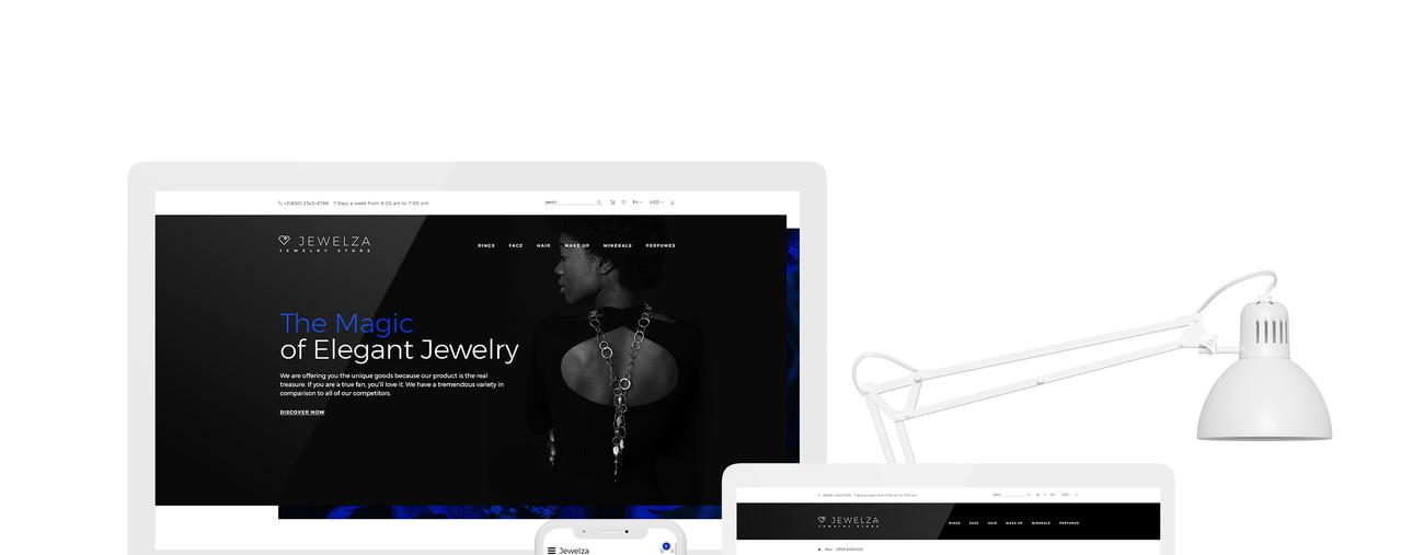 многоцелевой стильный шаблон opencart gems