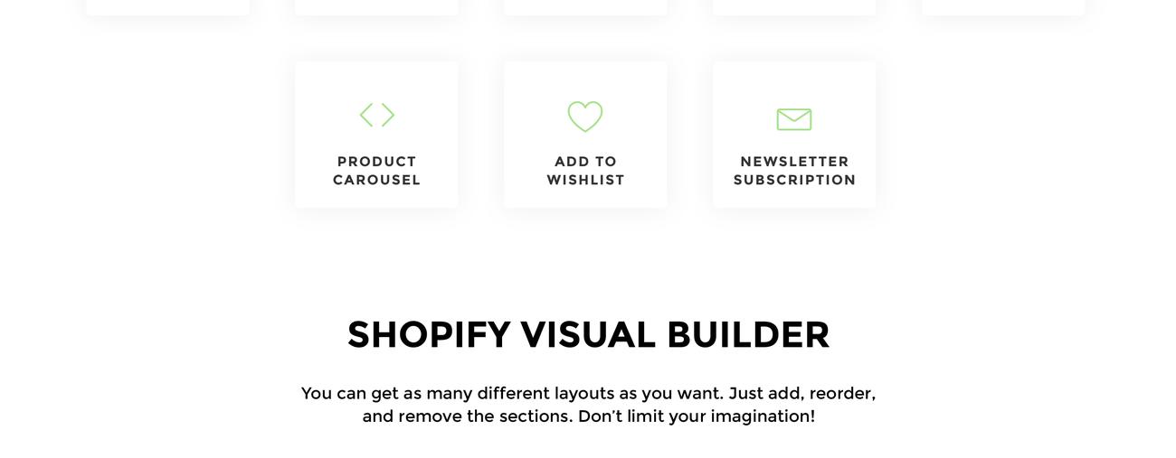 хостинг многостраничной креативной темы shopify