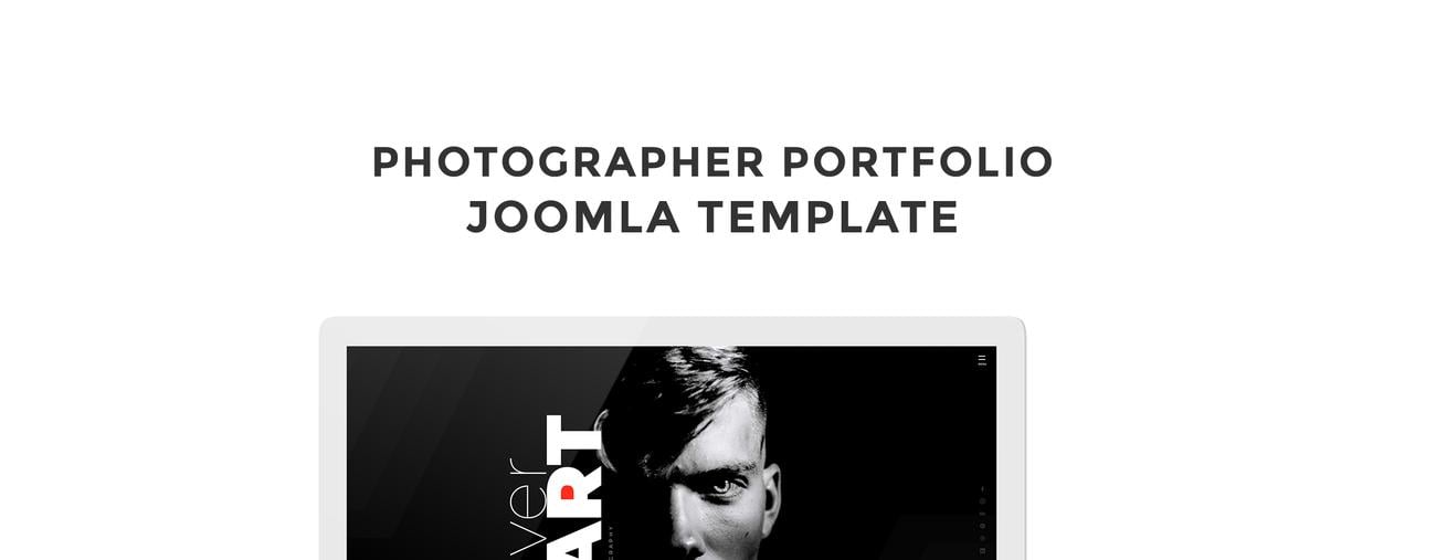портфолио фотографа многостраничный стильный шаблон joomla