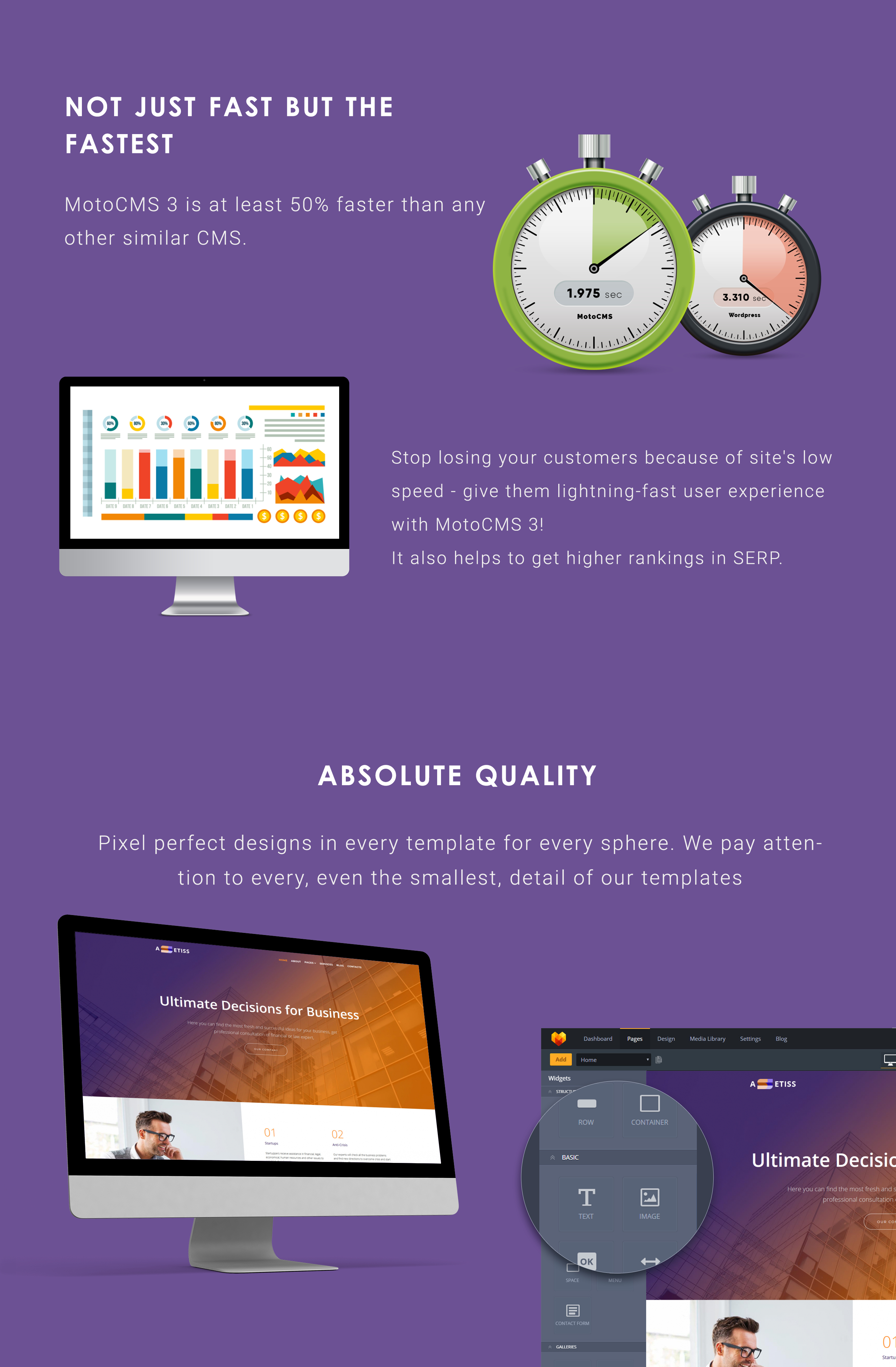 шаблон business advisor moto cms 3