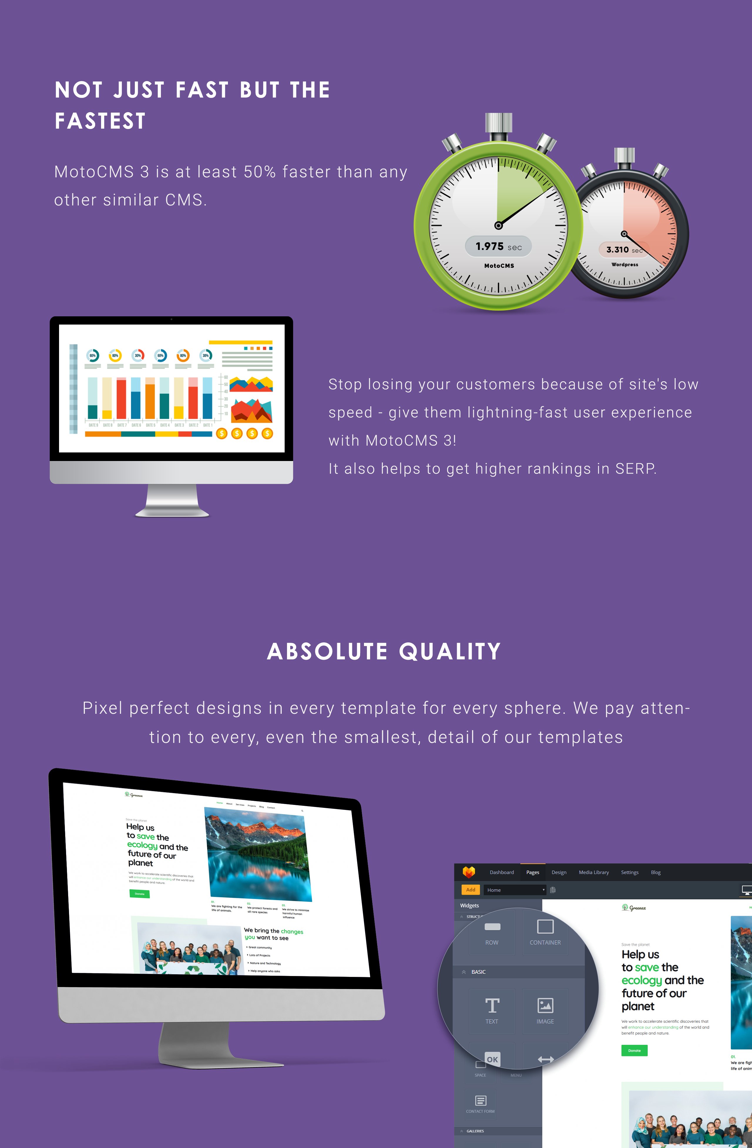шаблон environment moto cms 3