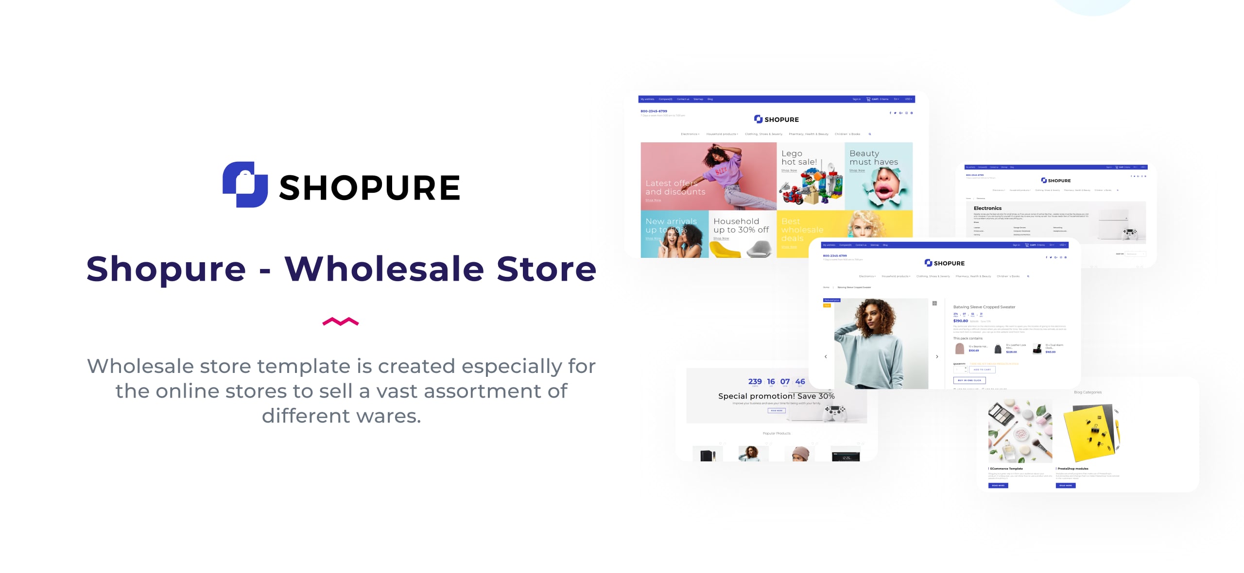 тема оптового магазина prestashop