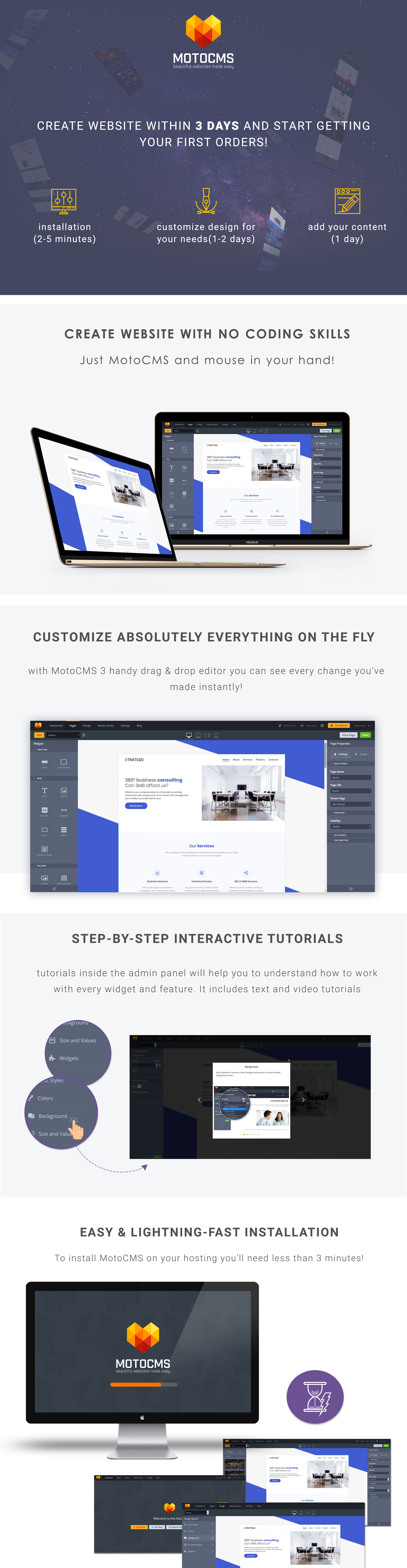 Business Moto CMS 3 Template