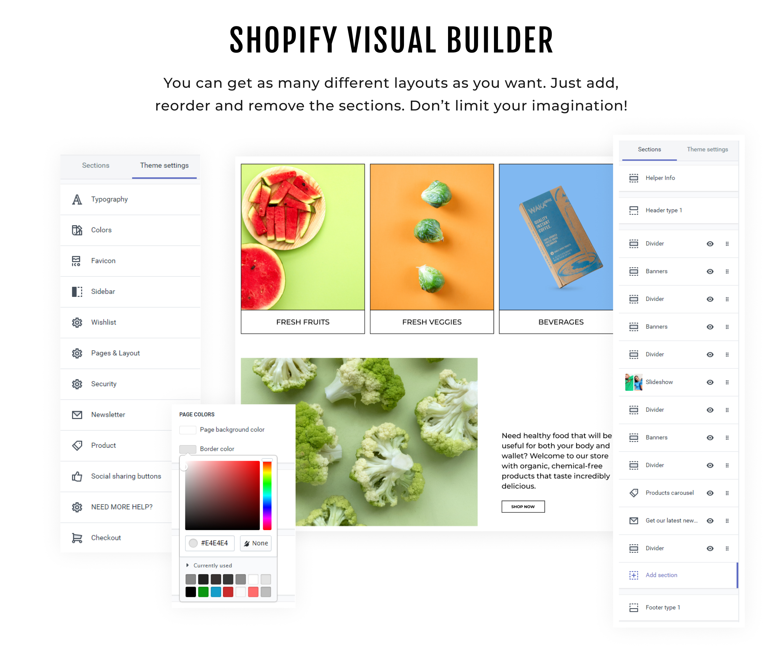 apparelix healthy food ecommerce template shopify theme