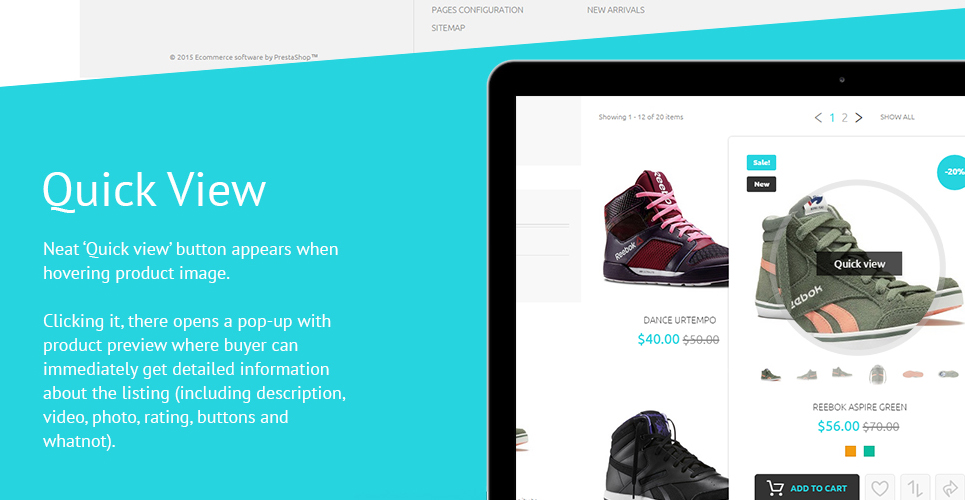 тема reebo prestashop