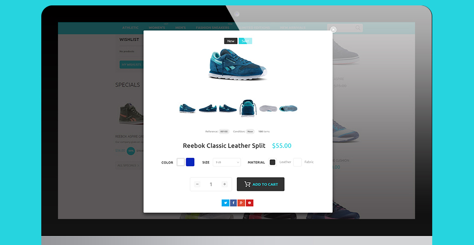 тема reebo prestashop
