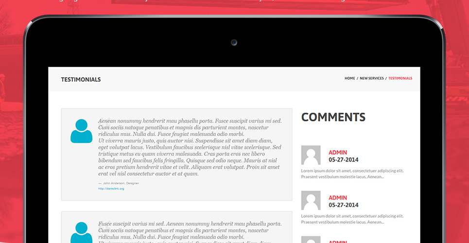 тема wordpress промышленного агентства