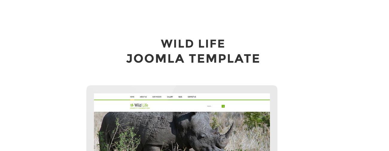 wild life отзывчивый шаблон joomla
