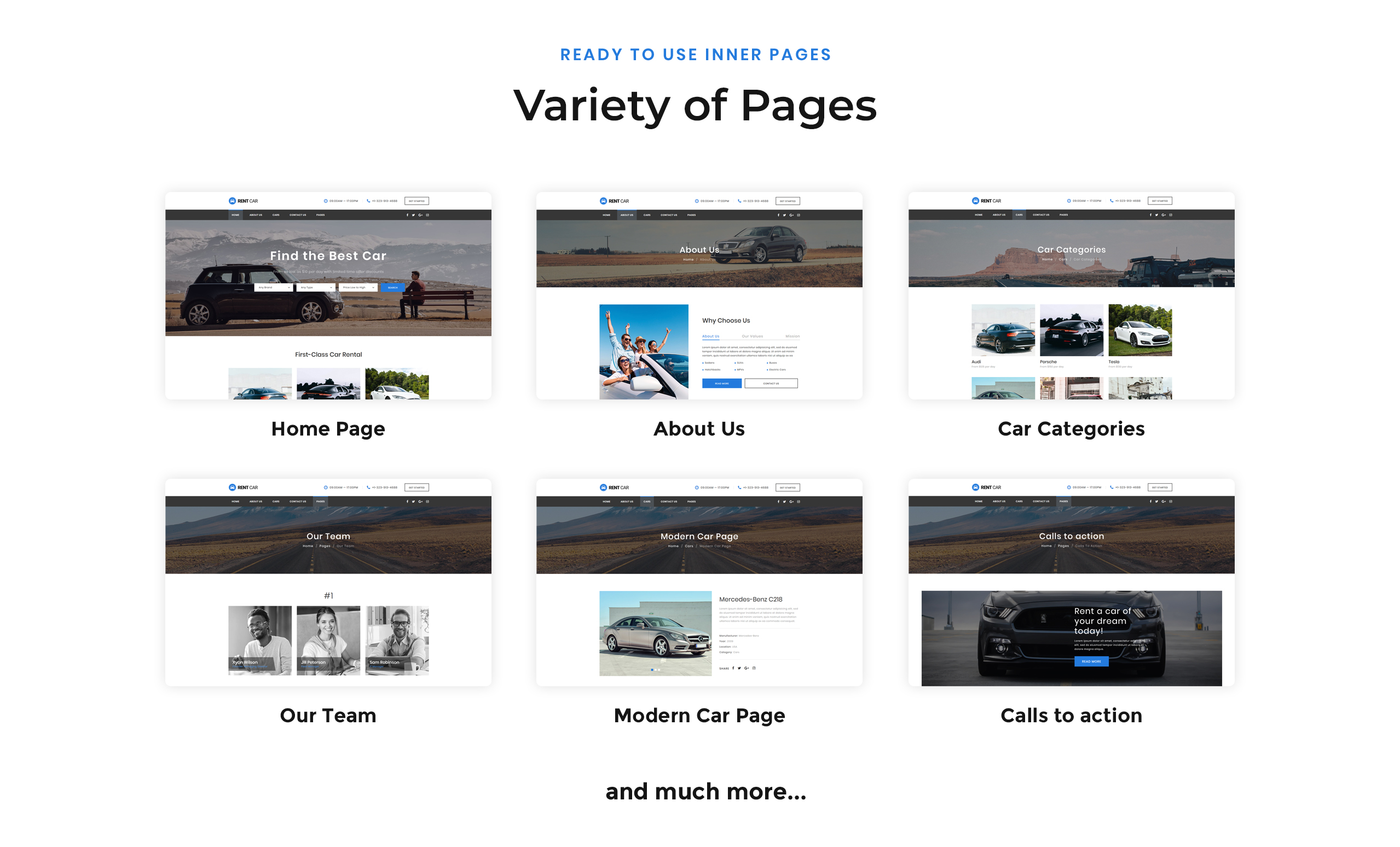 out car rental многостраничный html шаблон сайта