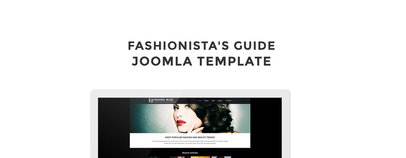 модный блог элегантный шаблон joomla