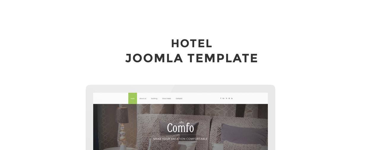 уютный отпуск шаблон joomla