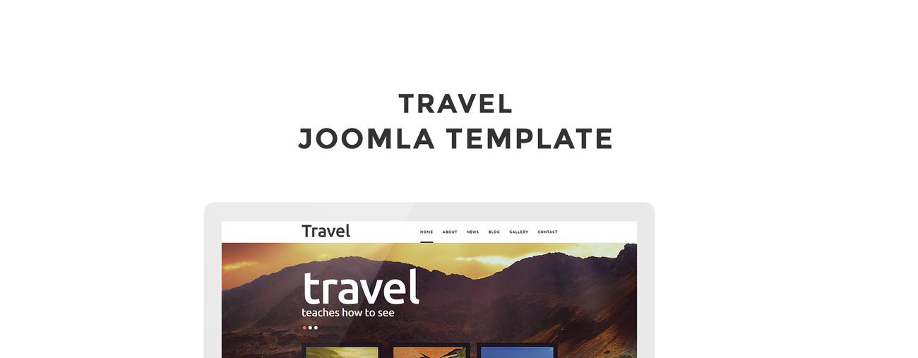 необычный туристический блог шаблон joomla