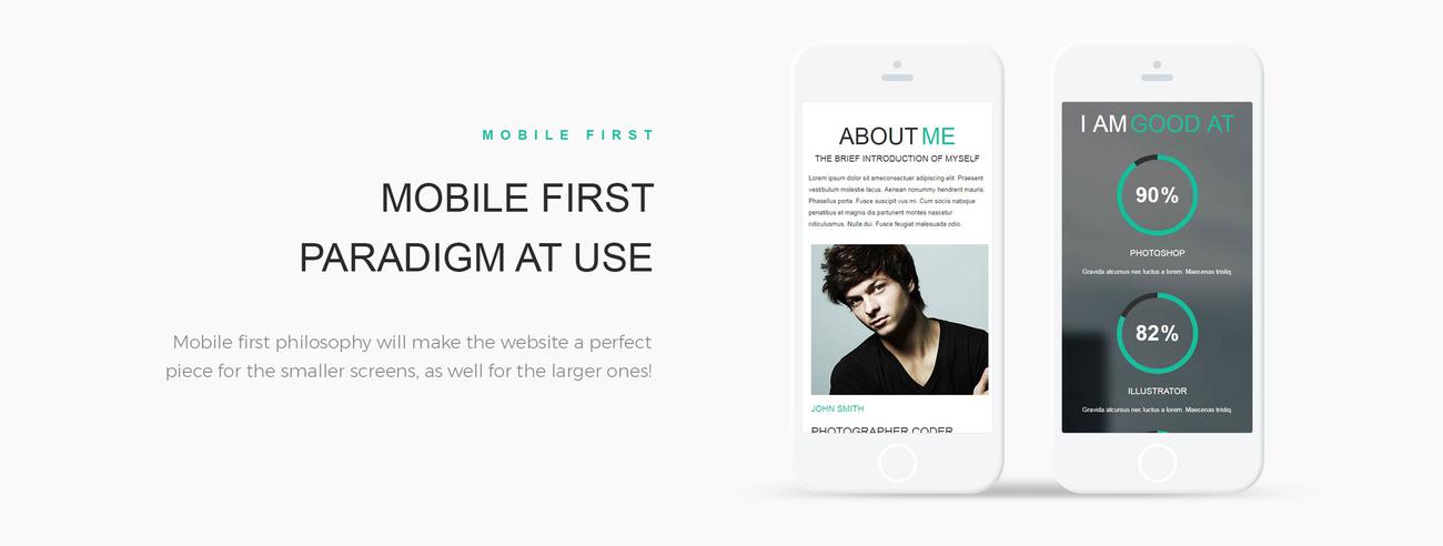 онлайн резюме wordpress тема