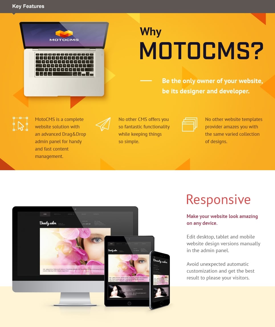 салон красоты moto cms 3 шаблон