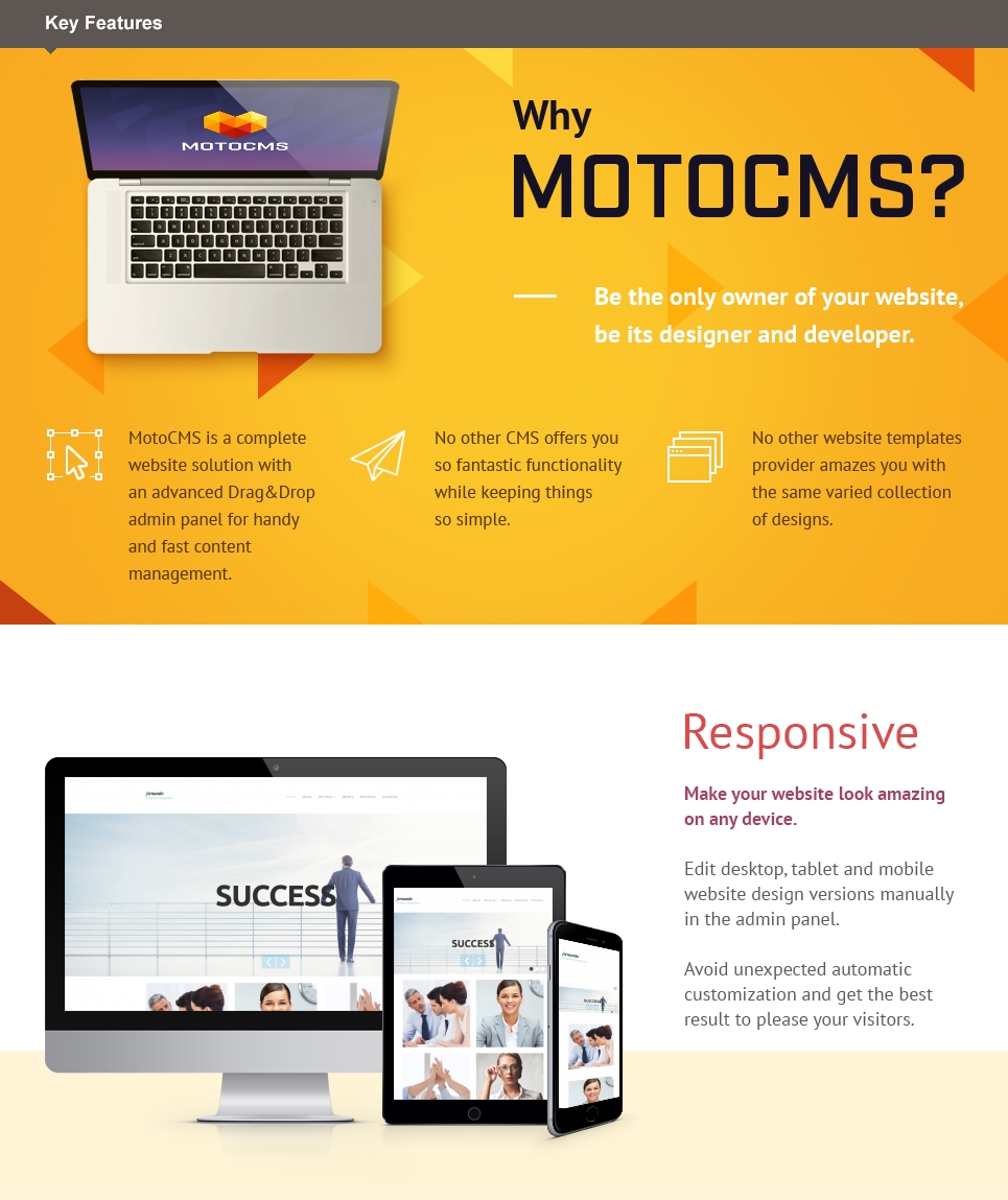 бизнес и услуги moto cms 3 шаблон