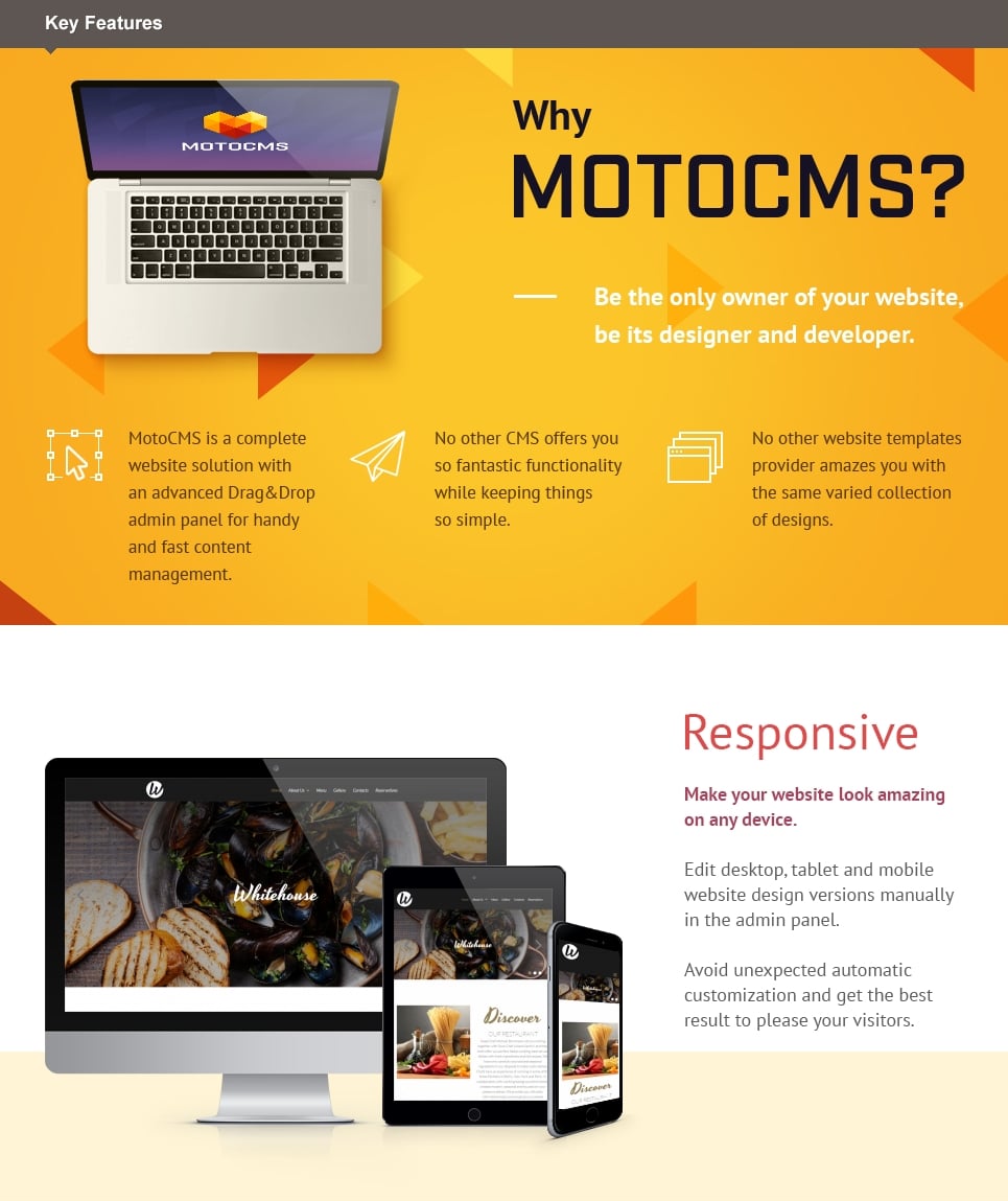 европейский ресторан moto cms 3 шаблон