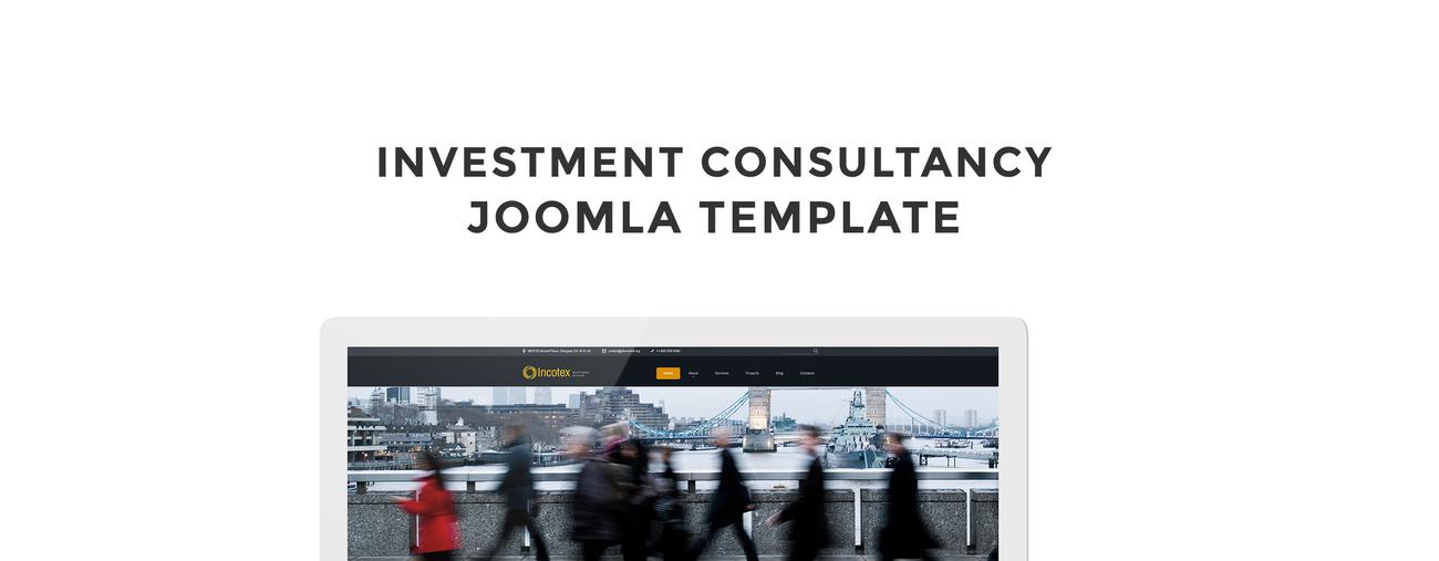 инвестиционная компания clean joomla template