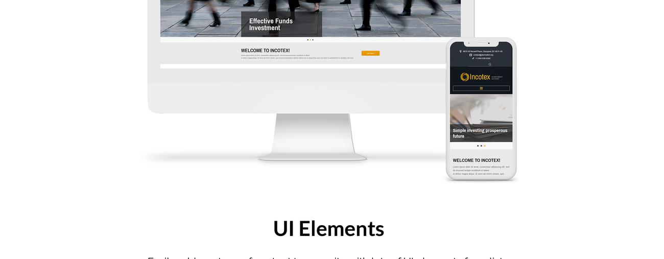 инвестиционная компания clean joomla template