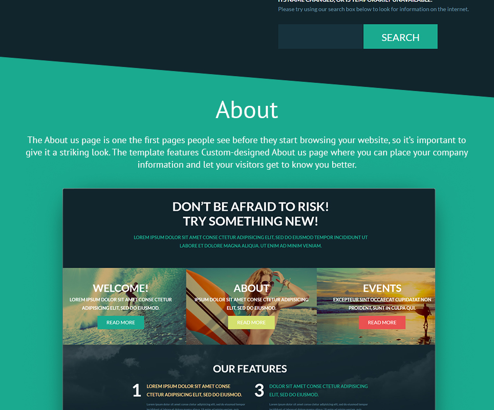 экстремальный спортивный клуб wordpress тема