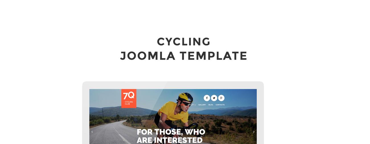 велоспорт шаблон joomla