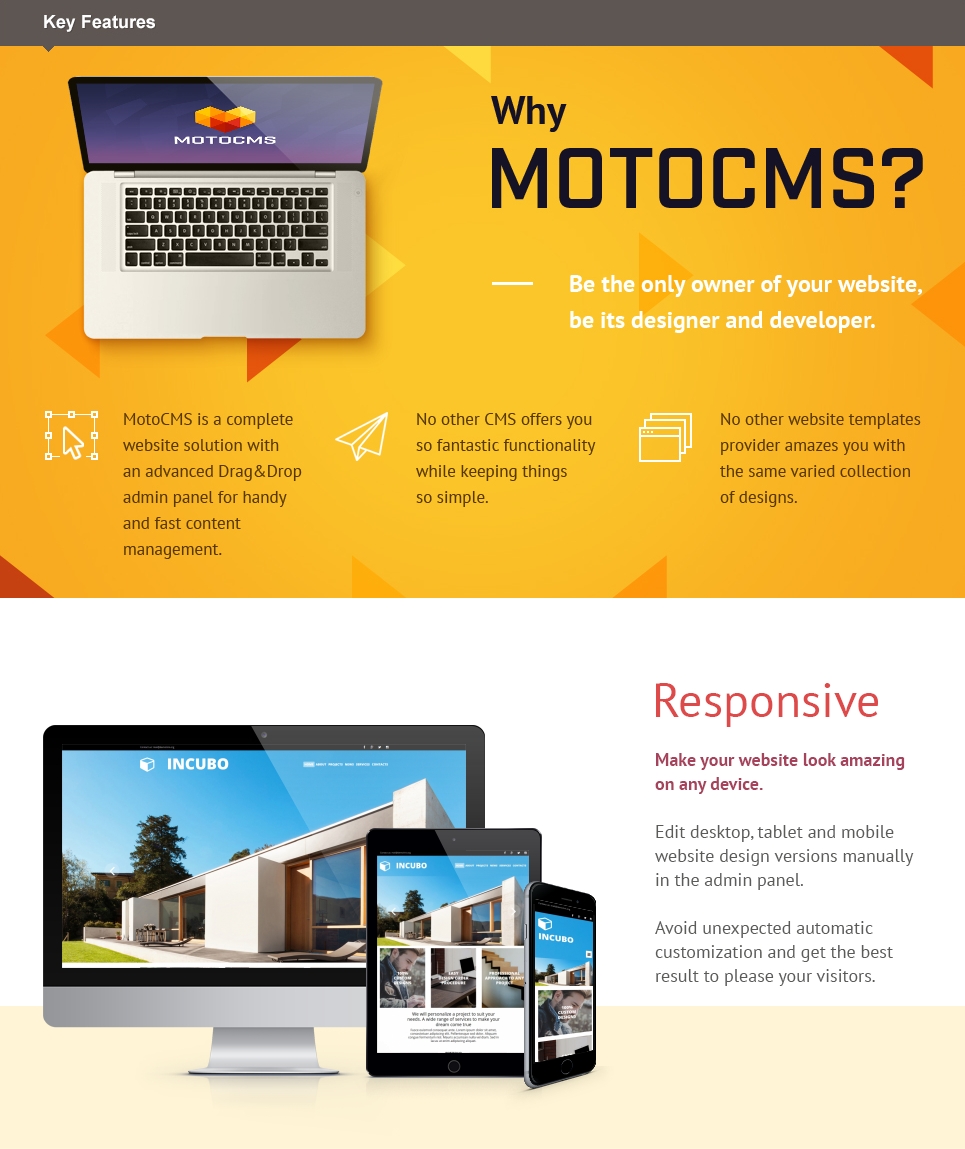 архитектура шаблона moto cms 3