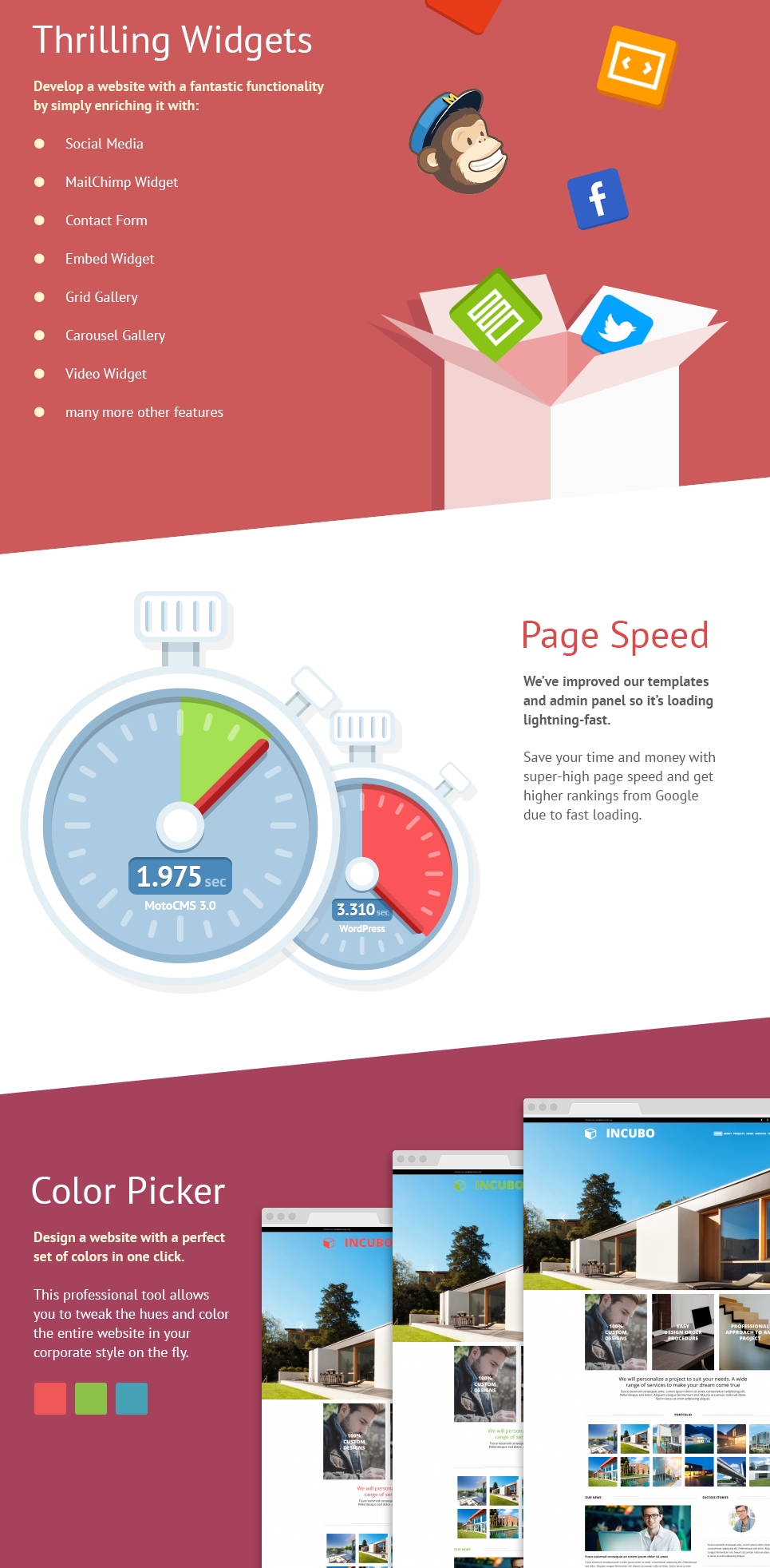 архитектура шаблона moto cms 3