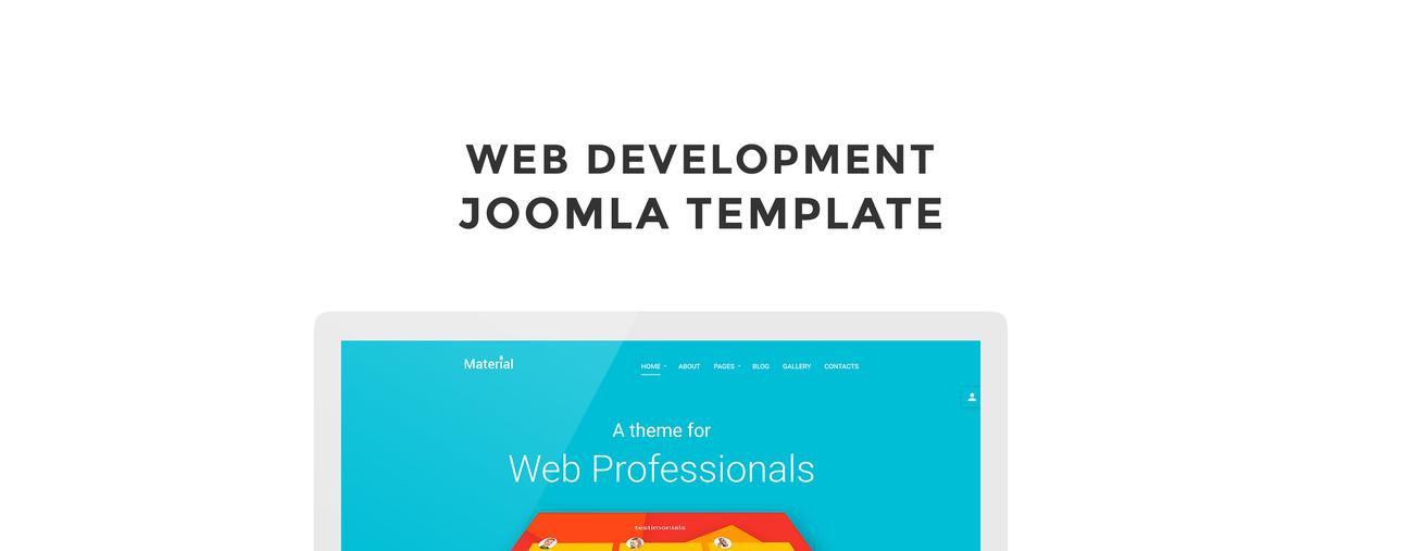 материал шаблона joomla