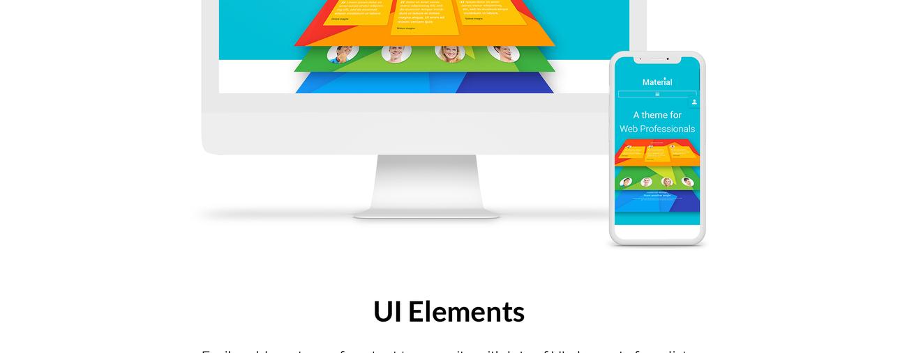 материал шаблона joomla