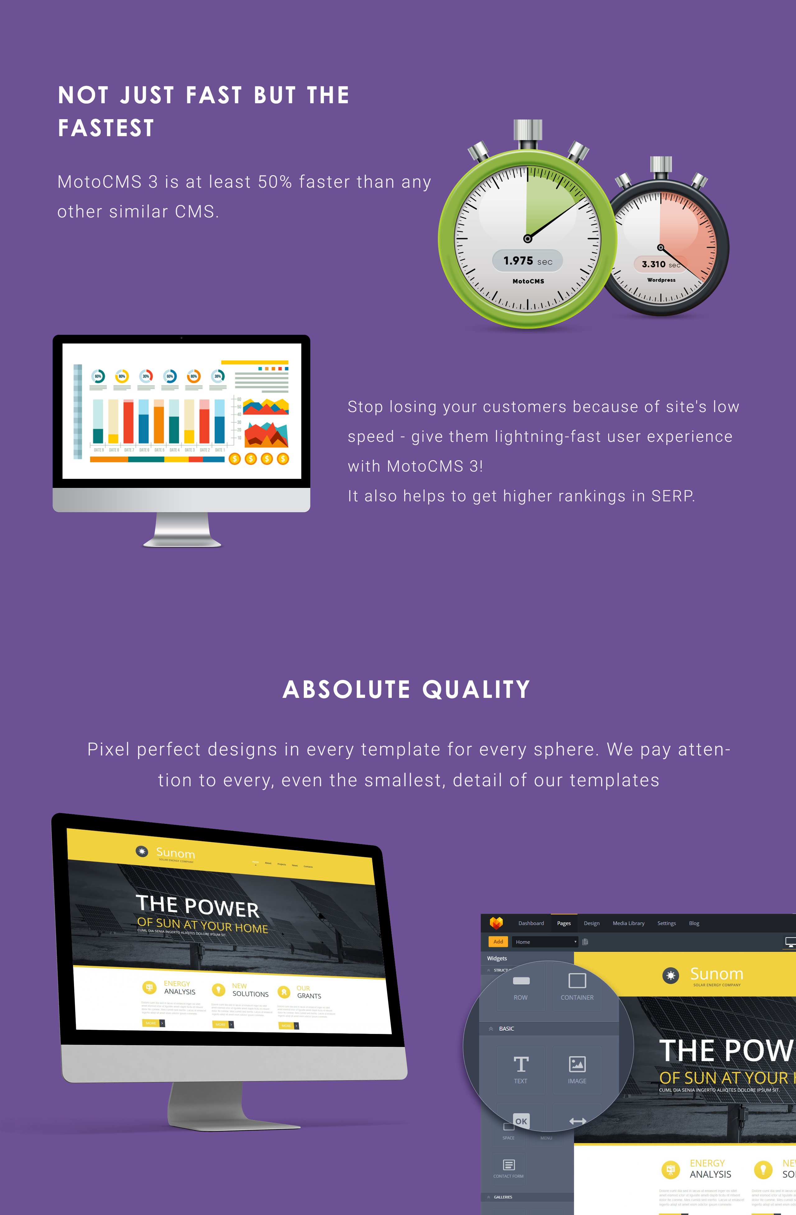 шаблон solar energy moto cms 3