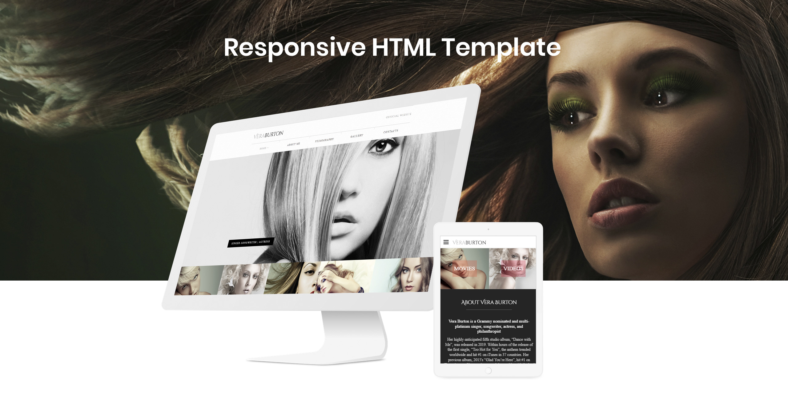 личные страницы отзывчивый html элегантный шаблон сайта
