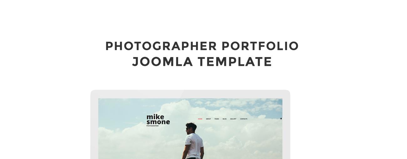 портфолио фотографа современный шаблон joomla